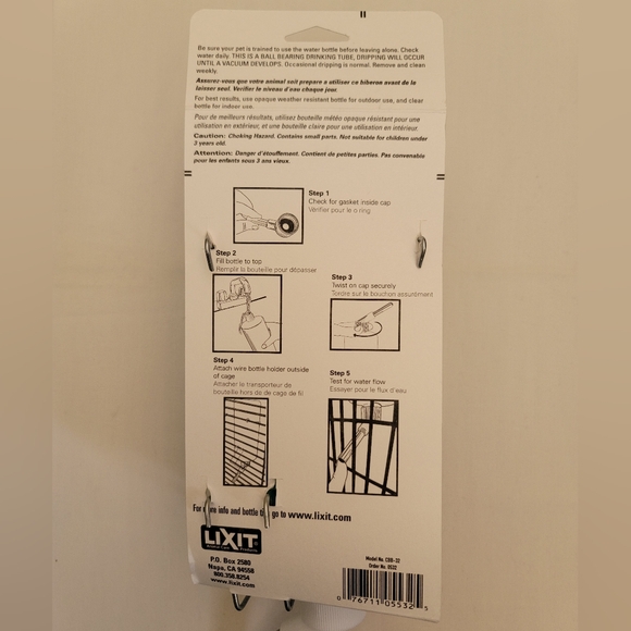 NWT Lixit Critter Bright Water Bottle - Picture 6 of 6